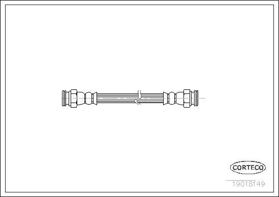 Corteco 19018149 - Furtun frana parts5.com