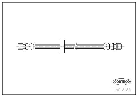 Corteco 19018185 - Brake Hose parts5.com