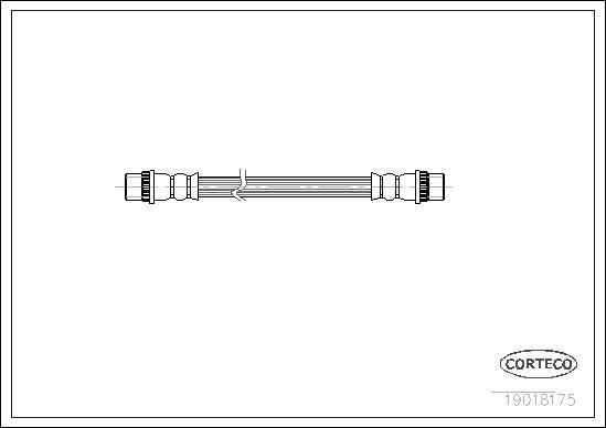 Corteco 19018175 - Brake Hose parts5.com