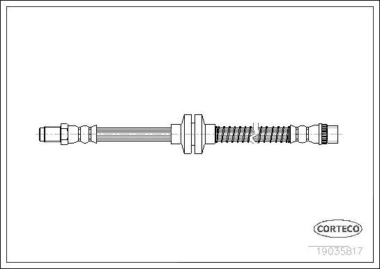 Corteco 19035817 - Fékcső parts5.com