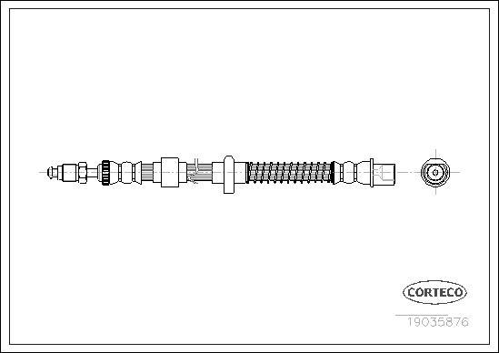 Corteco 19035876 - Brake Hose parts5.com