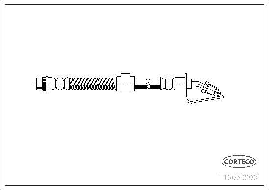 Corteco 19030290 - Fékcső parts5.com