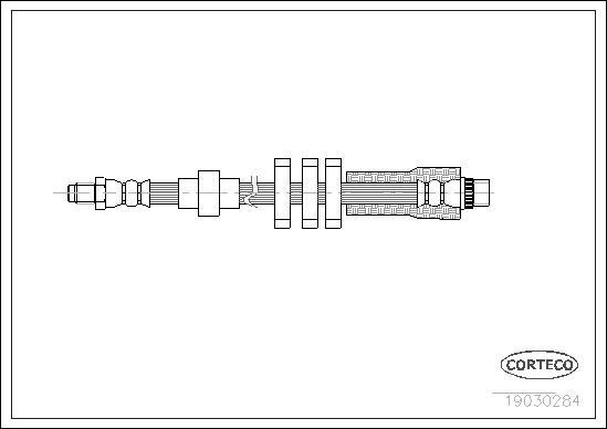 Corteco 19030284 - Brake Hose parts5.com