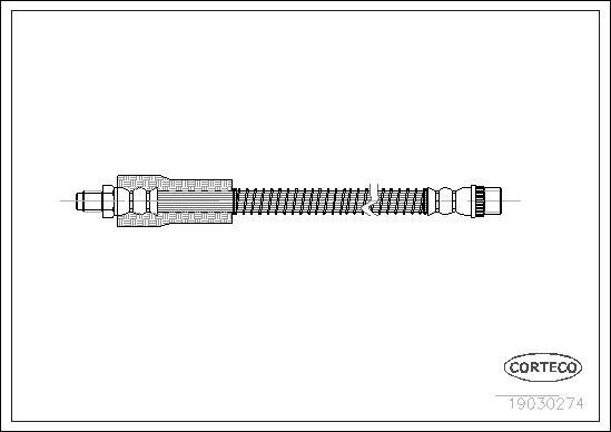 Corteco 19030274 - Furtun frana parts5.com