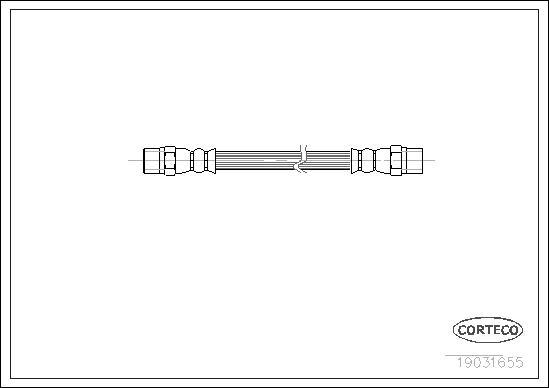 Corteco 19031655 - Furtun frana parts5.com