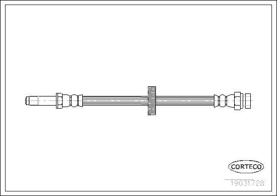 Corteco 19031728 - Brake Hose parts5.com