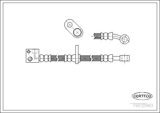 Corteco 19032983 - Brake Hose parts5.com