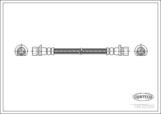 Corteco 19032550 - Brzdová hadice parts5.com