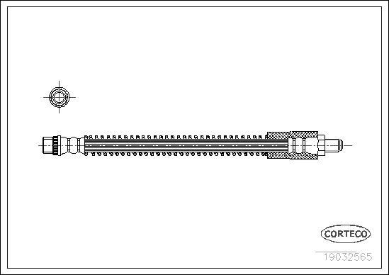 Corteco 19032565 - Furtun frana parts5.com