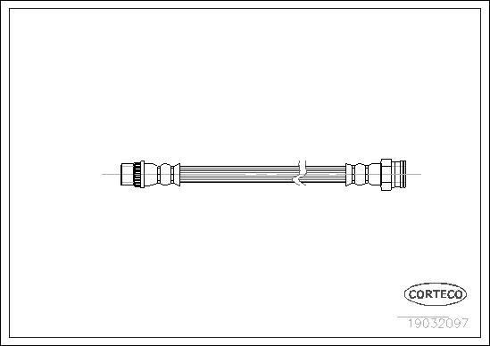 Corteco 19032097 - Furtun frana parts5.com