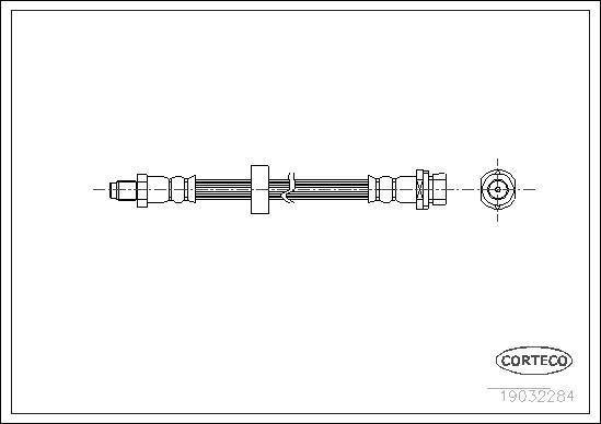 Corteco 19032284 - Furtun frana parts5.com