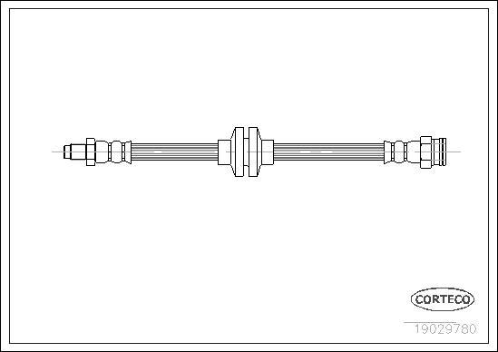 Corteco 19029780 - Tubo flexible de frenos parts5.com