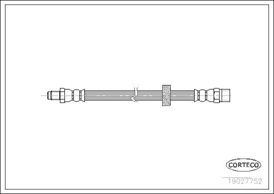 Corteco 19027752 - Fékcső parts5.com