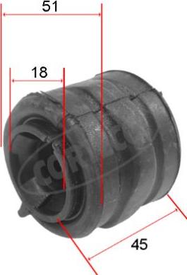 Corteco 80000096 - Cuzinet, stabilizator parts5.com