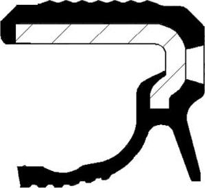 Corteco 20036307B - Simering, arbore cotit parts5.com