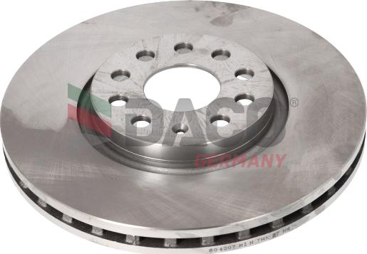 DACO Germany 604207 - Δισκόπλακα parts5.com