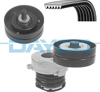 Dayco KPV698 - Juego de correas trapeciales poli V parts5.com