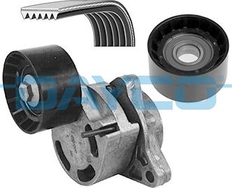 Dayco KPV189 - Kanallı V kayışı seti parts5.com