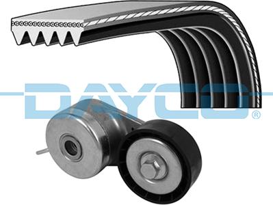 Dayco KPV385 - Set curea transmisie cu caneluri parts5.com