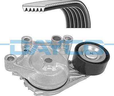 Dayco KPV336 - Set curea transmisie cu caneluri parts5.com