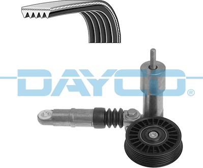 Dayco KPV254 - Комплект пистов ремък parts5.com