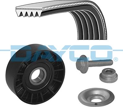 Dayco KPV266 - Ozubený klinový remeň - Sada parts5.com