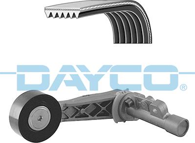 Dayco KPV222 - Комплект пистов ремък parts5.com