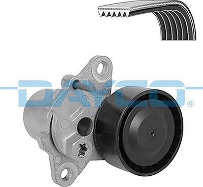 Dayco KPV765 - Kanallı V kayışı seti parts5.com