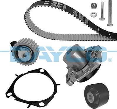 Dayco KTBWP8470 - Bomba de agua + kit correa distribución parts5.com