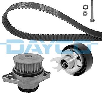 Dayco KTBWP2550 - Set pompa apa + curea dintata parts5.com