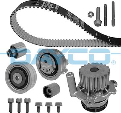 Dayco KTBWP7880 - Vesipumppu + jakohihnasarja parts5.com