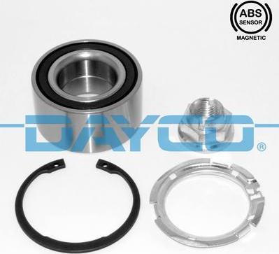 Dayco KWD1007 - Σετ ρουλεμάν τροχών parts5.com