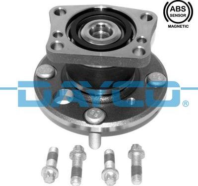 Dayco KWD1038 - Zestaw łożysk koła parts5.com