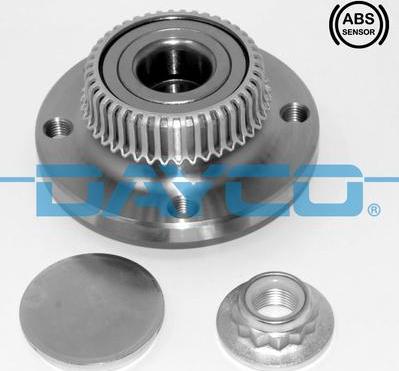 Dayco KWD1076 - Σετ ρουλεμάν τροχών parts5.com