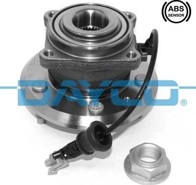 Dayco KWD1357 - Wheel hub, bearing Kit parts5.com