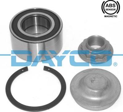 Dayco KWD1236 - Комплект подшипника ступицы колеса parts5.com