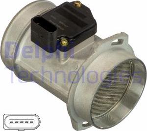 Delphi AF10499-12B1 - Õhumassimõõtja parts5.com