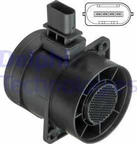 Delphi AF10365-12B1 - Air Mass Sensor parts5.com