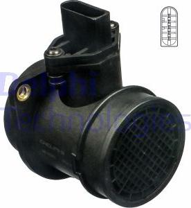 Delphi AF10261-12B1 - Air Mass Sensor parts5.com