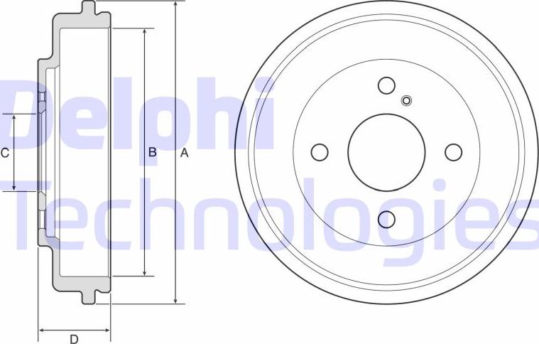 Delphi BF591 - Piduritrummel parts5.com