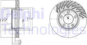 Delphi BG9949 - Disco de freno parts5.com