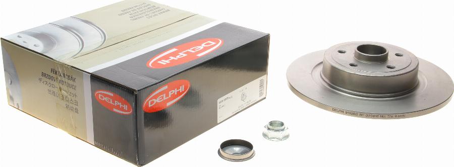 Delphi BG9133RS - Brzdový kotouč parts5.com