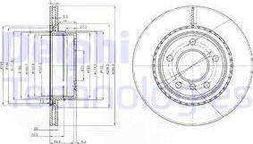 Delphi BG3901C - Brake Disc parts5.com