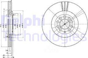 Delphi BG3528 - Δισκόπλακα parts5.com