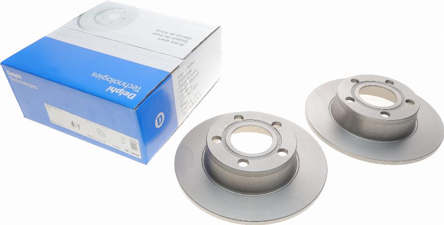 Delphi BG3672 - Brake Disc parts5.com