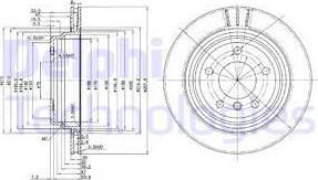 Delphi BG3042 - Brake Disc parts5.com