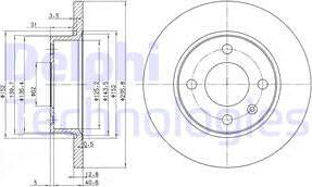 Delphi BG2910 - Jarrulevy parts5.com