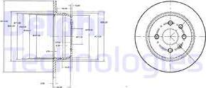 Delphi BG2635 - Kočni disk parts5.com