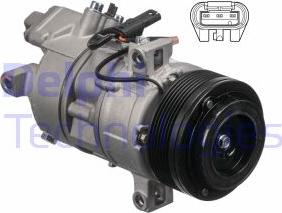 Delphi CS20498 - Compresor, climatizare parts5.com