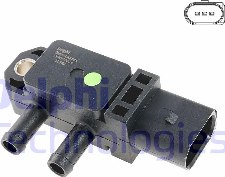 Delphi DPS00024-12B1 - Érzékelő, kipufogógáz-nyomás parts5.com